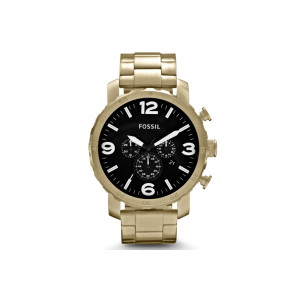 Correa de reloj Fossil JR1421 Acero inoxidable Chapado en oro 24mm